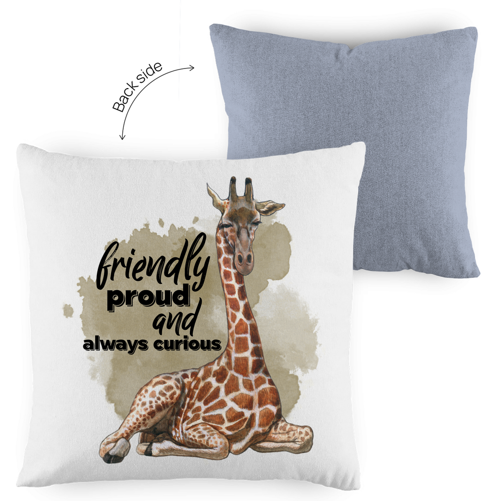 Kopfkissen zweifarbig Giraffe