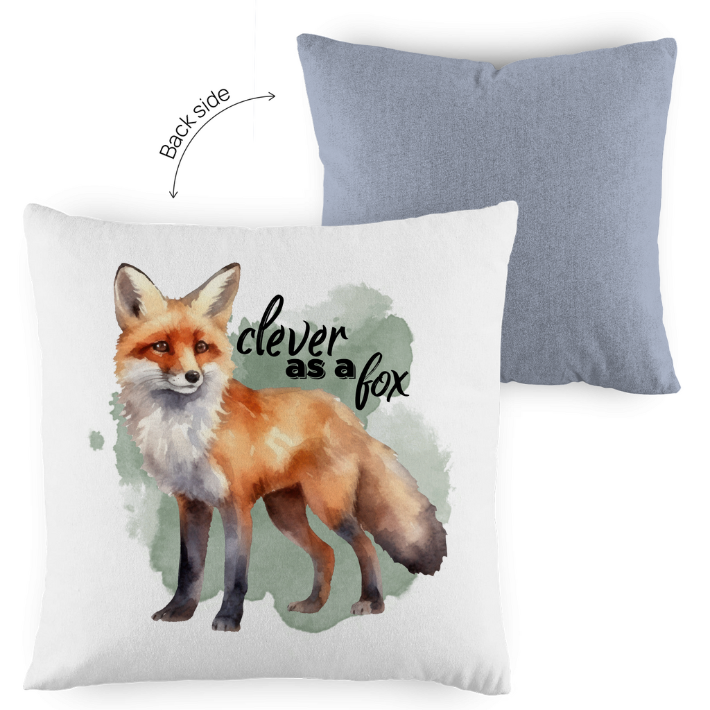 Kopfkissen zweifarbig Fuchs