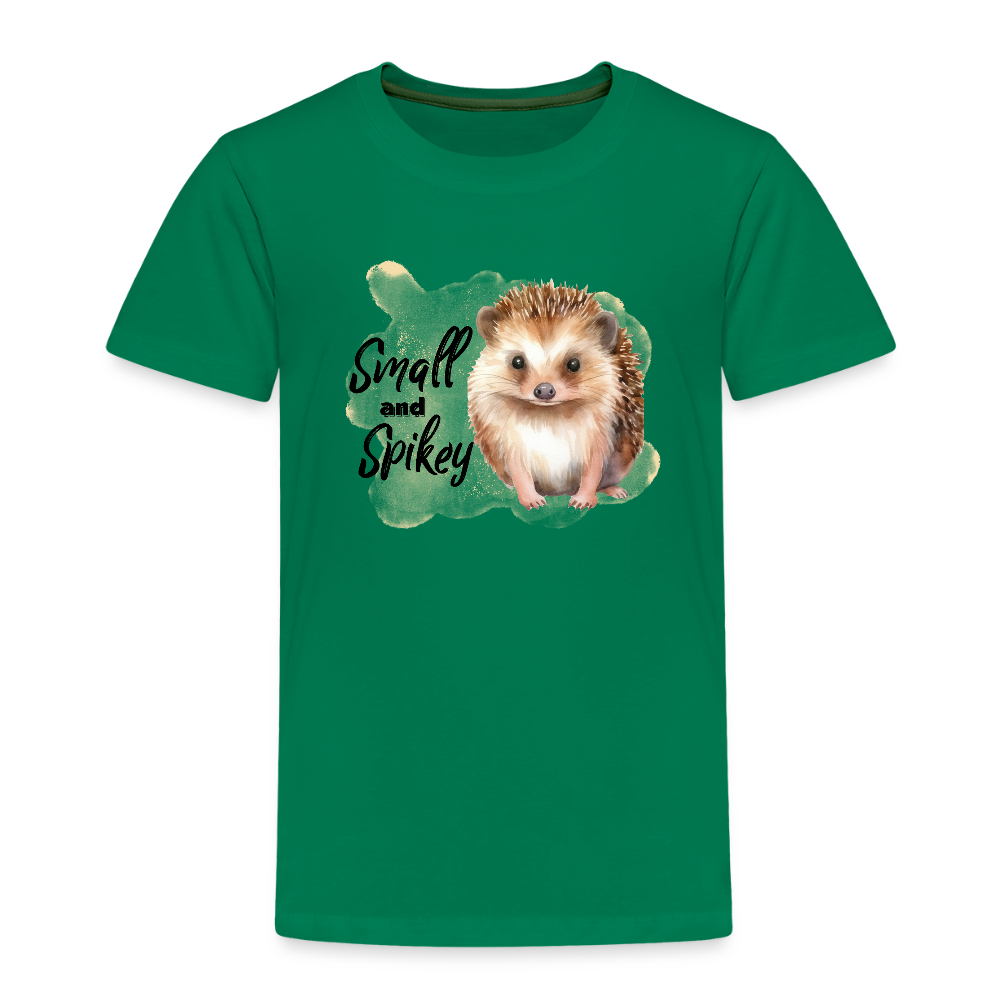 Kinder T-Shirt - small and spikey - Kelly Green