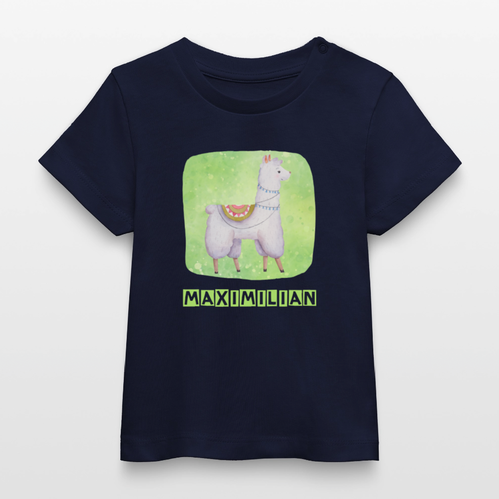 Bio-T-Shirt BABY Alpaka - Navy