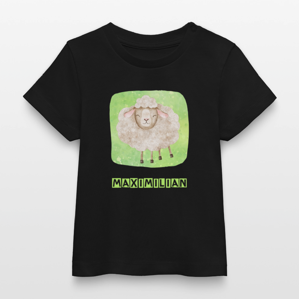 Bio-T-Shirt BABY Schaf - Schwarz