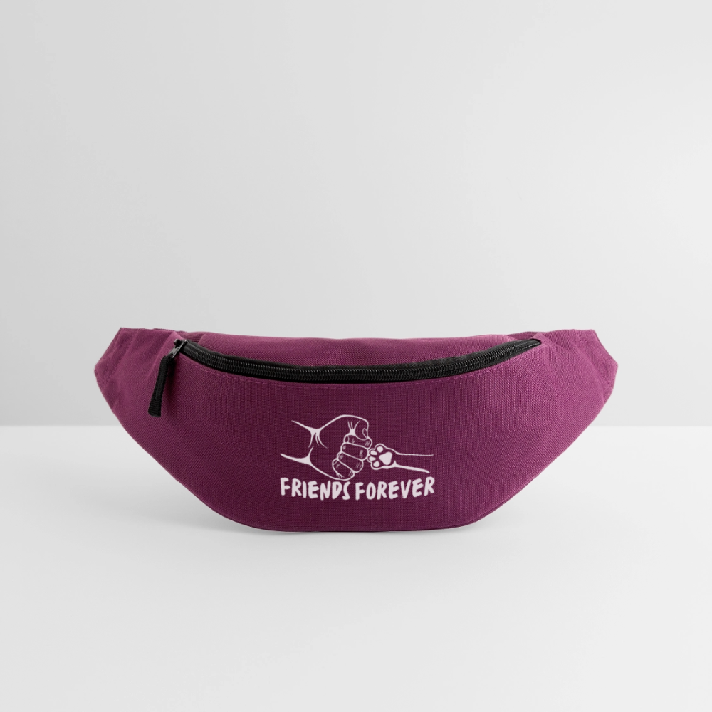 Gürteltasche - Friends Forever - Burgunderrot