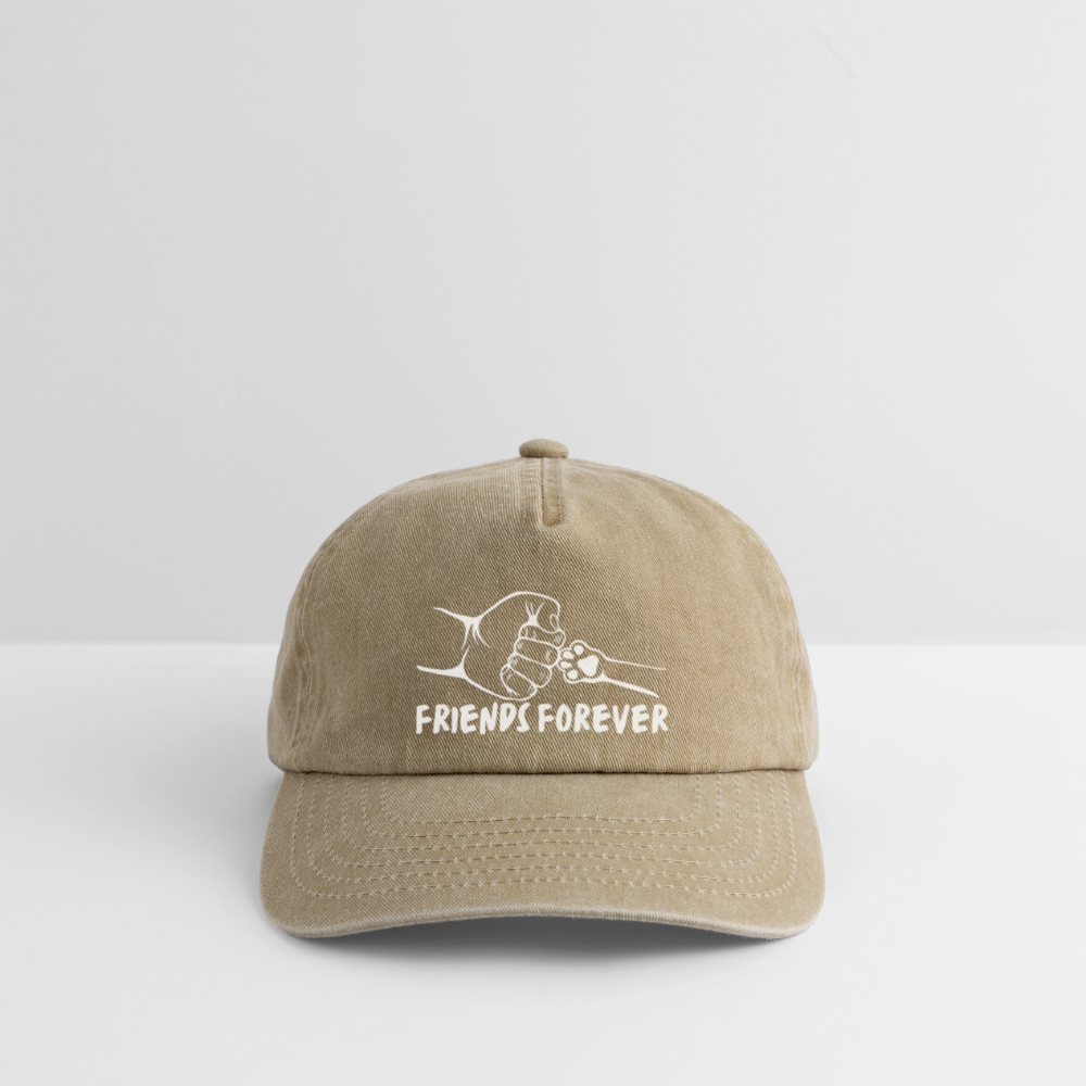 Relaxed Vintage Cap - Friends Forever - Vintage Beige