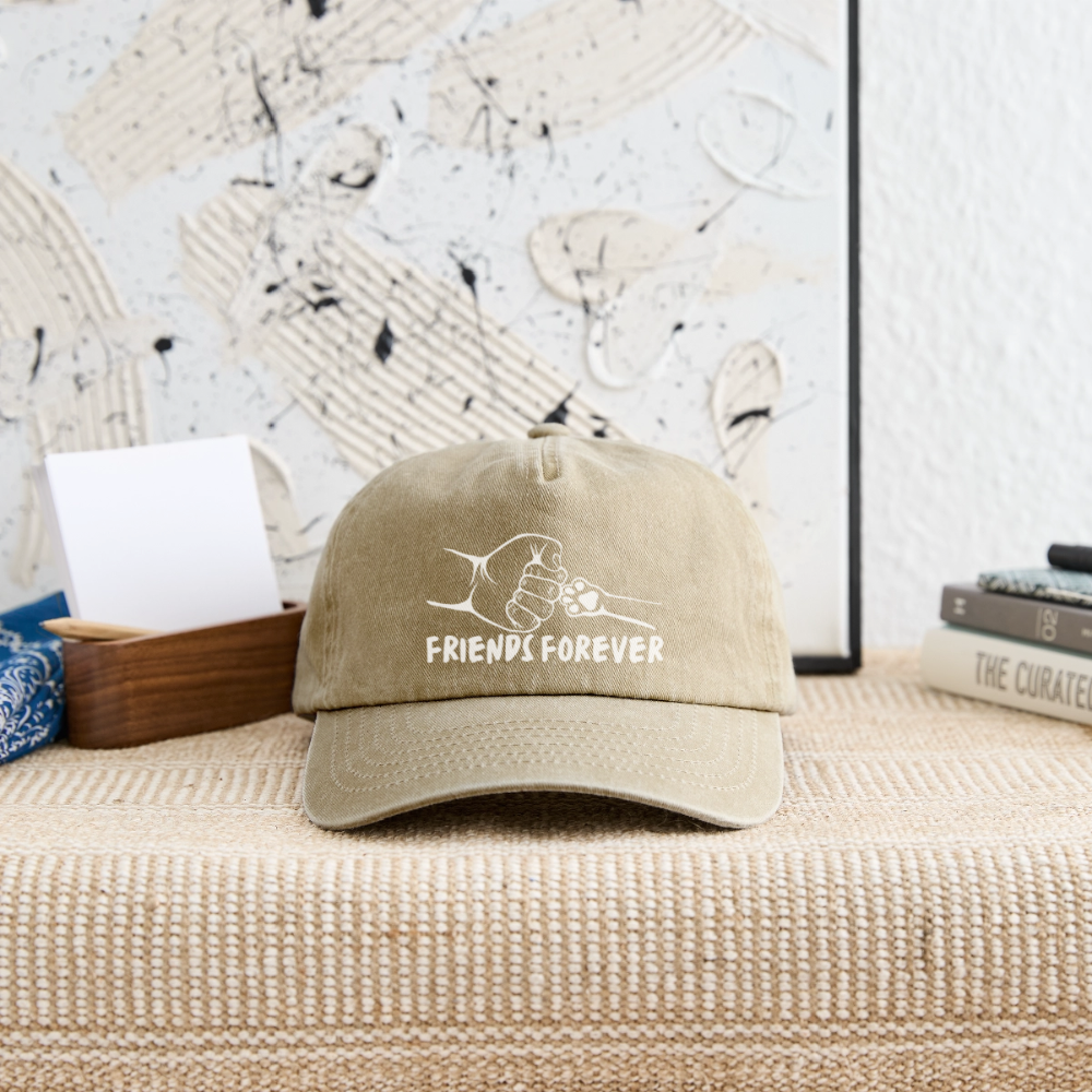 Relaxed Vintage Cap - Friends Forever - Vintage Beige