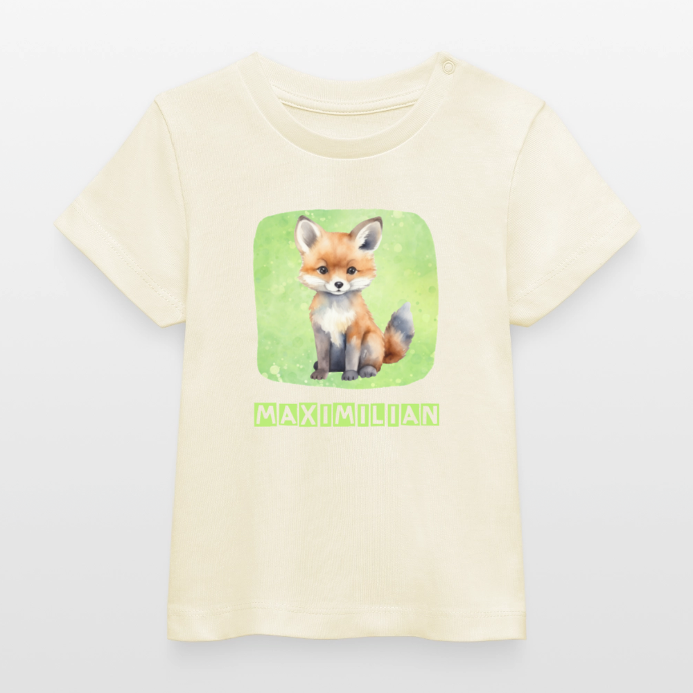 Bio-T-Shirt BABY Fuchs - Weißgrau