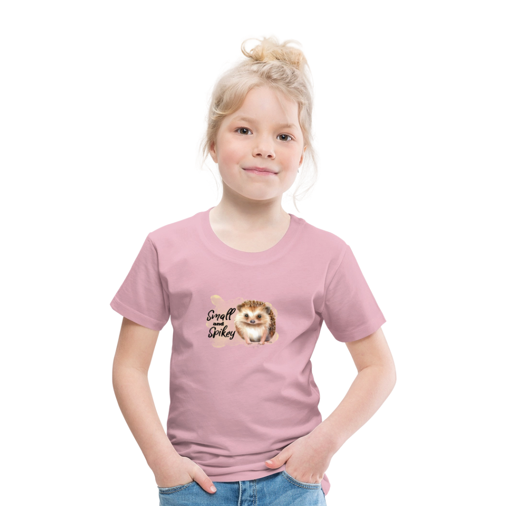 Kinder T-Shirt - small and spikey - Hellrosa