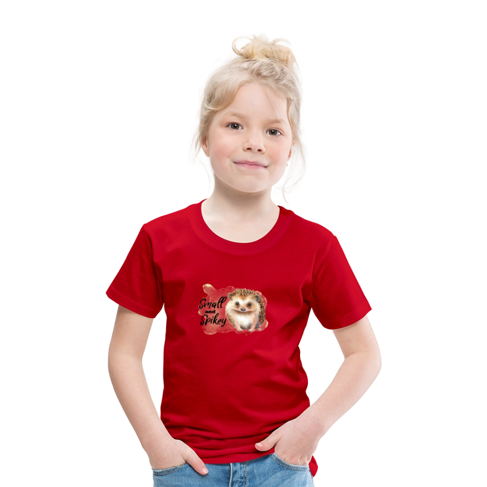 Kinder T-Shirt - small and spikey - Rot