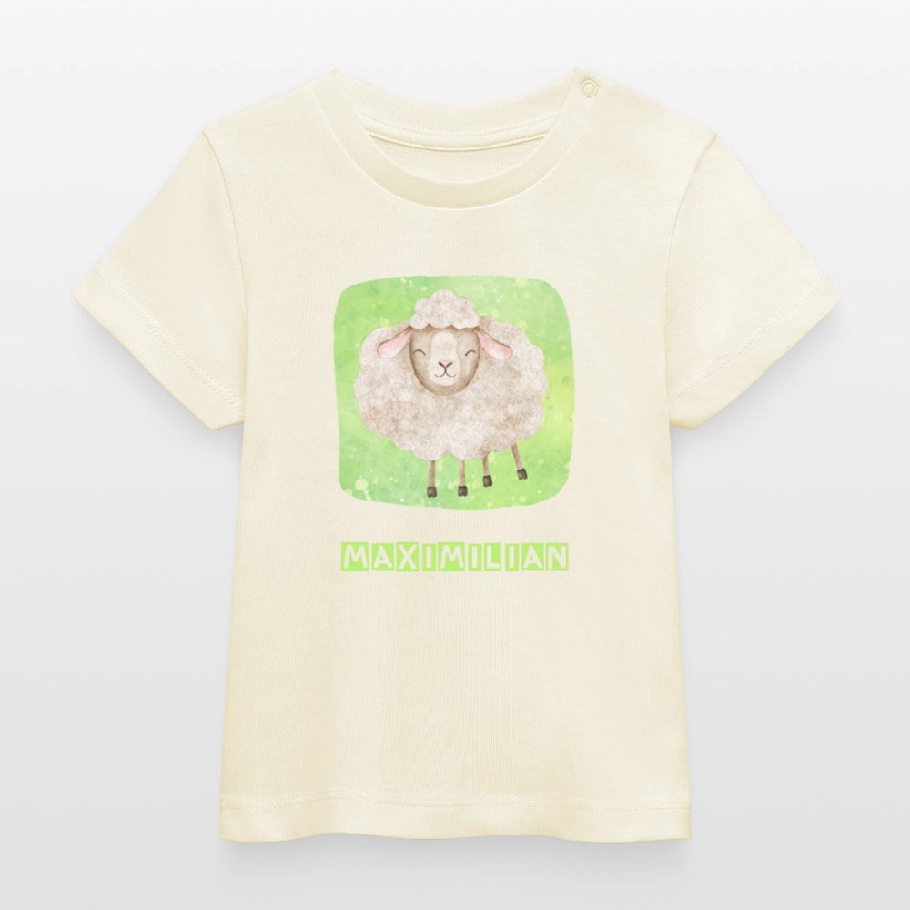 Bio-T-Shirt BABY Schaf - Weißgrau