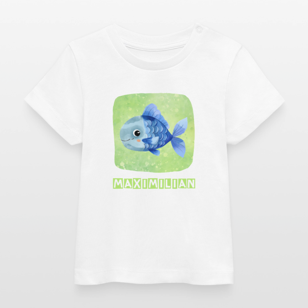 Bio-T-Shirt BABY Fisch - Weiß