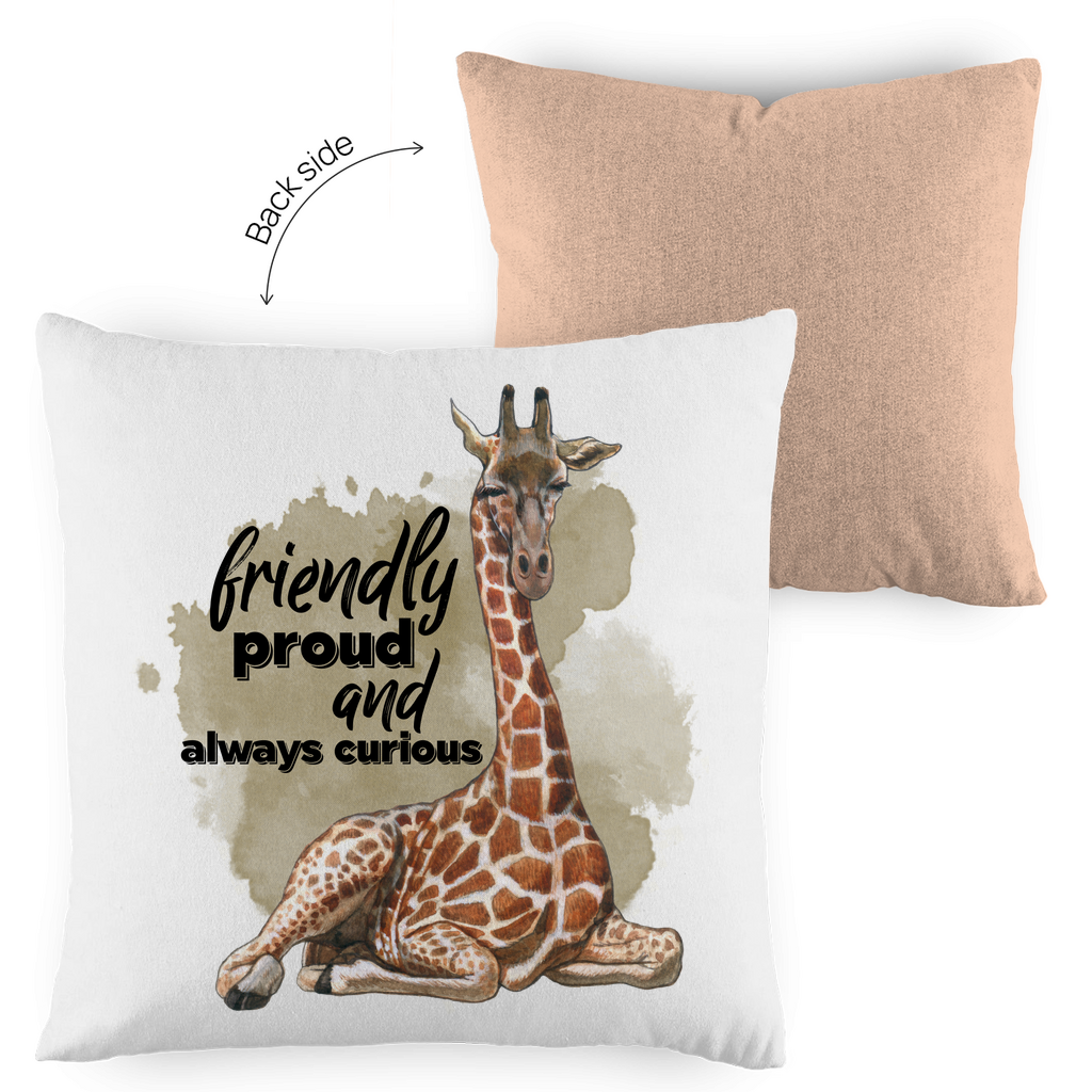 Kopfkissen zweifarbig Giraffe