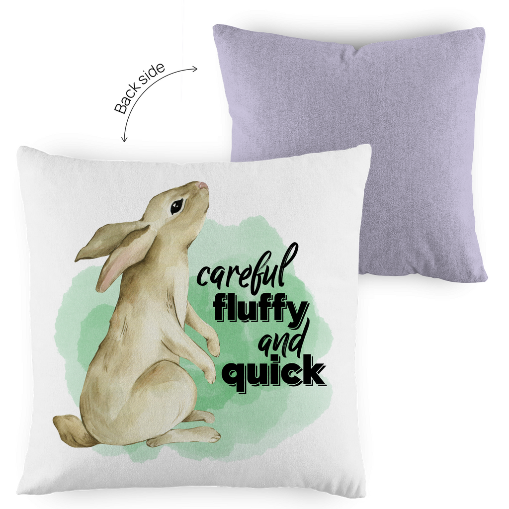 Kopfkissen zweifarbig Hase