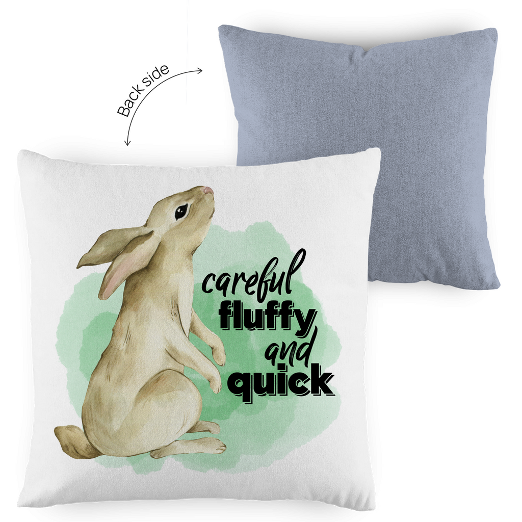 Kopfkissen zweifarbig Hase