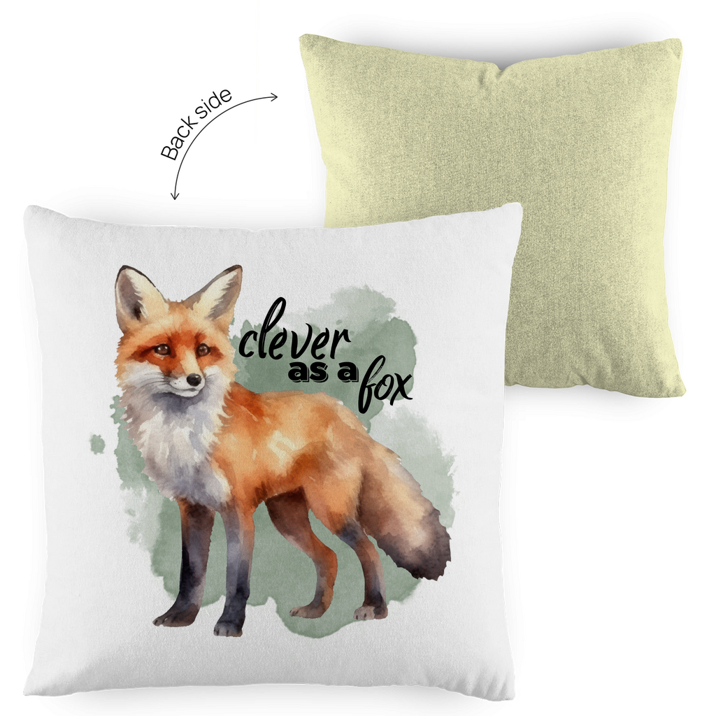 Kopfkissen zweifarbig Fuchs
