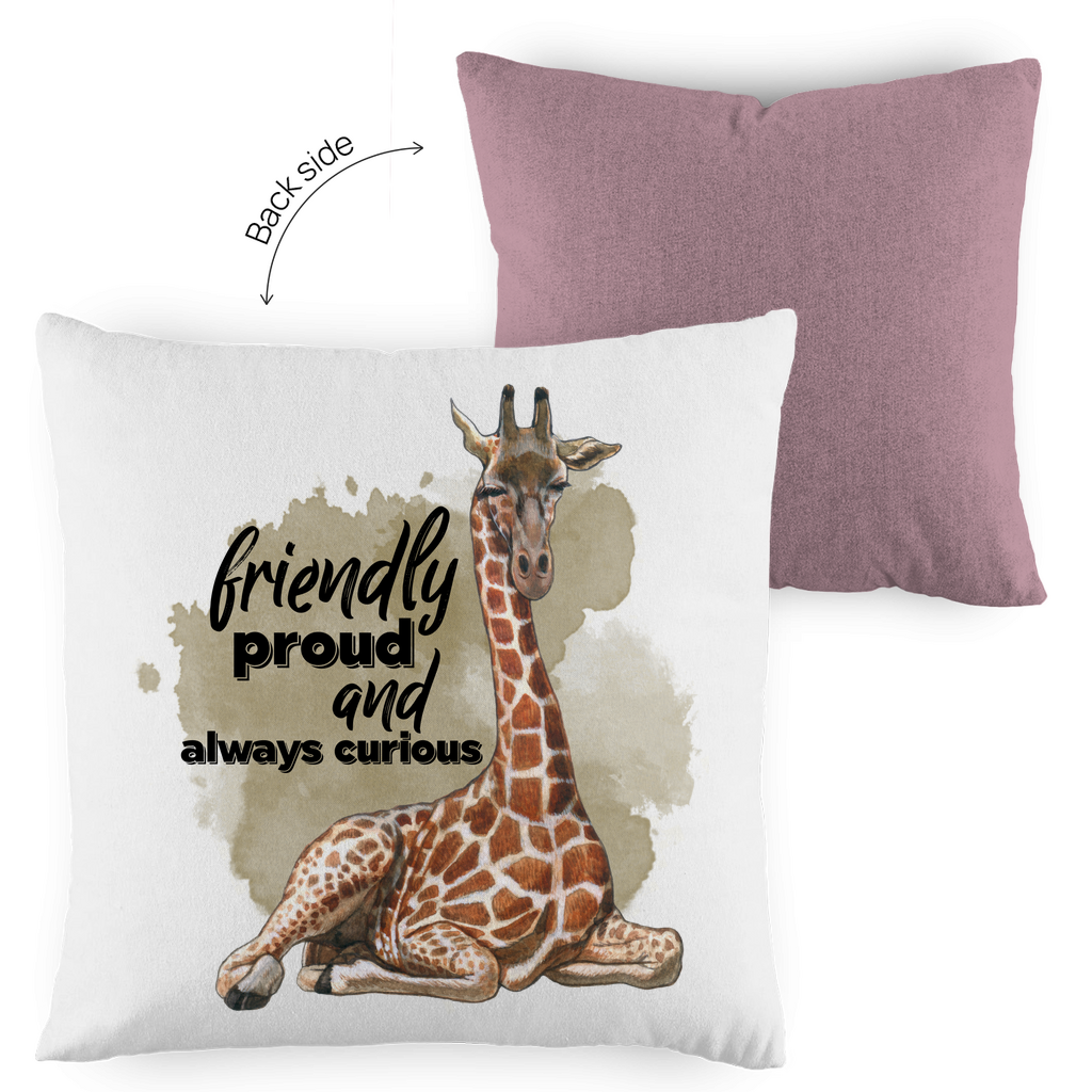 Kopfkissen zweifarbig Giraffe