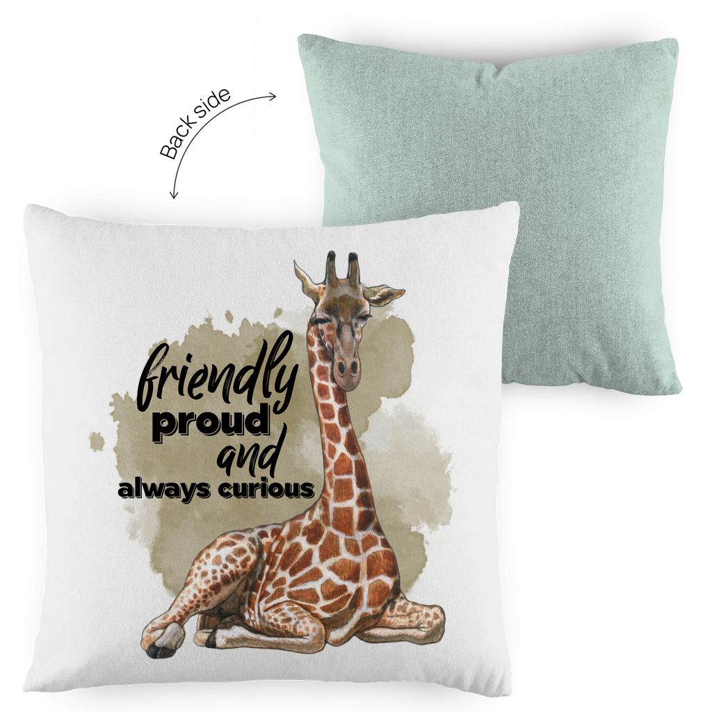 Kopfkissen zweifarbig Giraffe