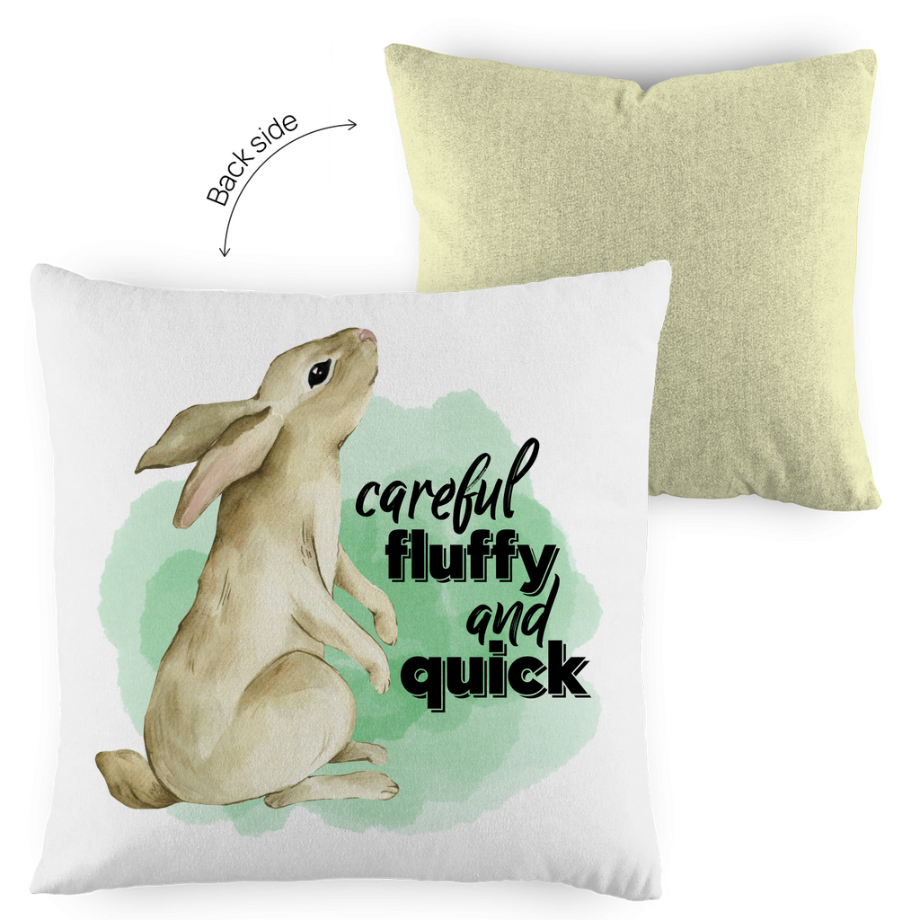 Kopfkissen zweifarbig Hase
