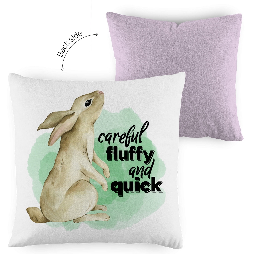 Kopfkissen zweifarbig Hase