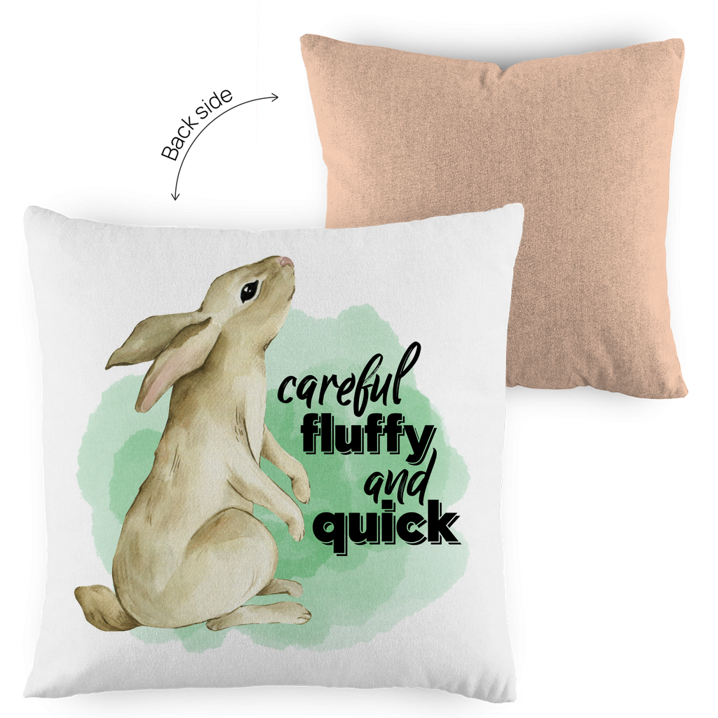 Kopfkissen zweifarbig Hase