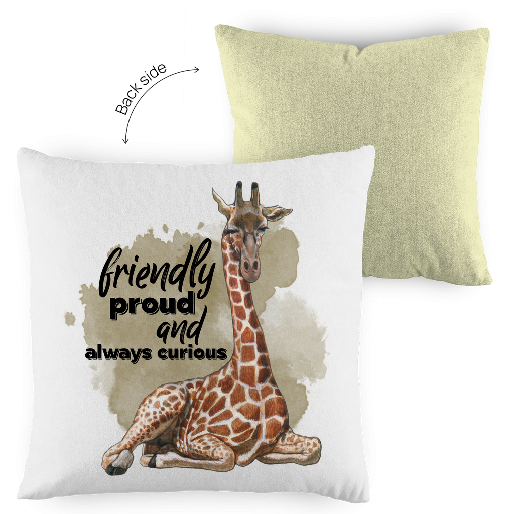 Kopfkissen zweifarbig Giraffe
