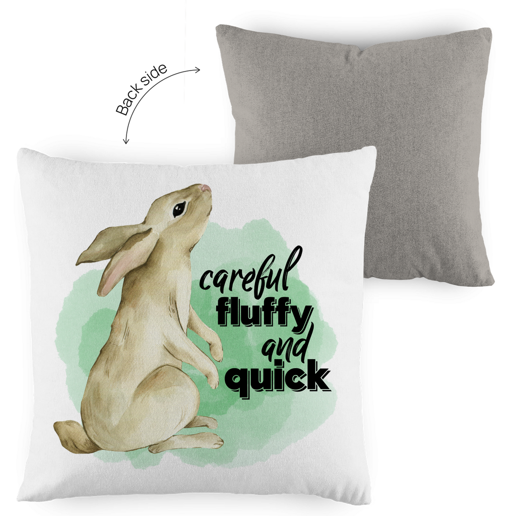 Kopfkissen zweifarbig Hase