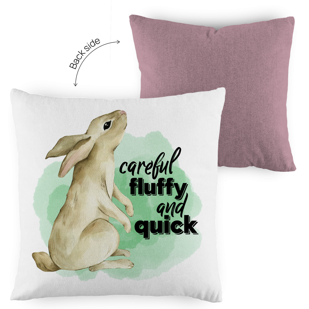 Kopfkissen zweifarbig Hase