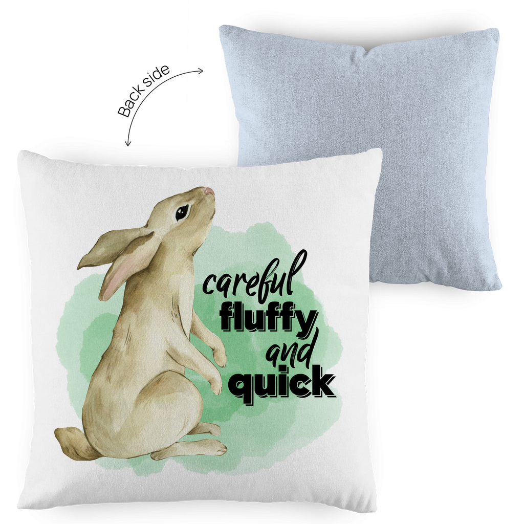 Kopfkissen zweifarbig Hase