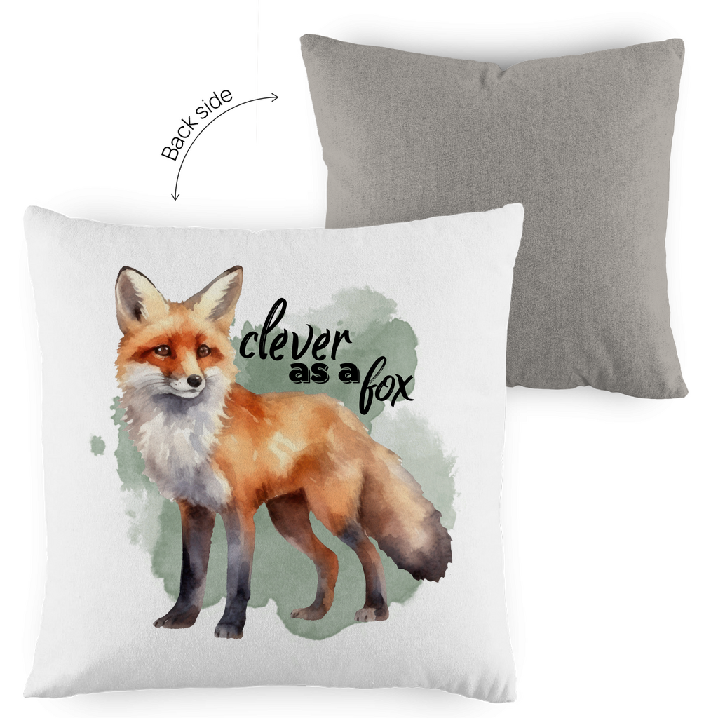 Kopfkissen zweifarbig Fuchs