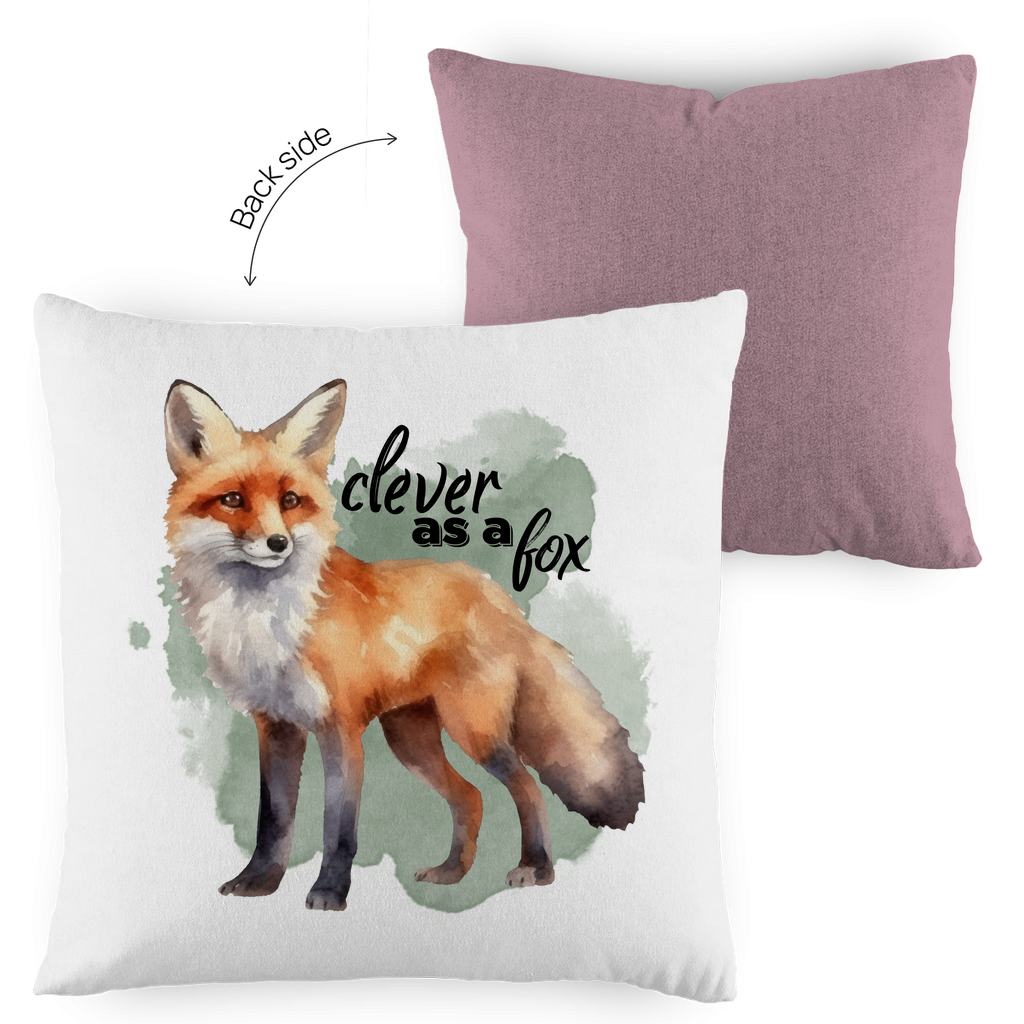Kopfkissen zweifarbig Fuchs