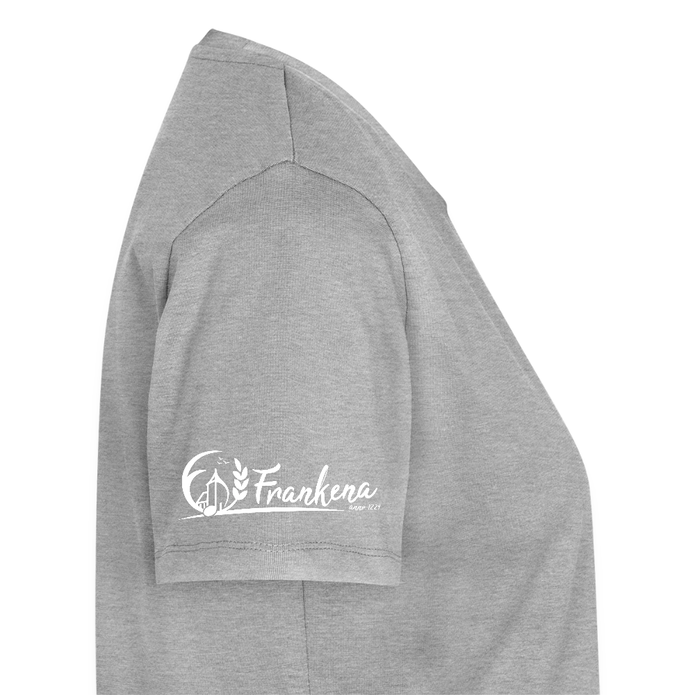 Frauen BIO T-Shirt - Landmädchen - Grau meliert