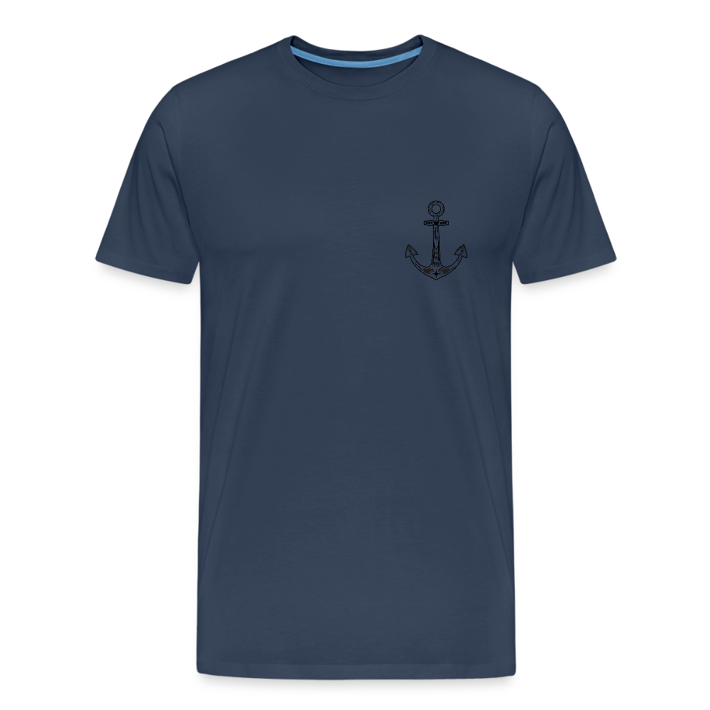 Männer Bio T-Shirt - Anker - Navy