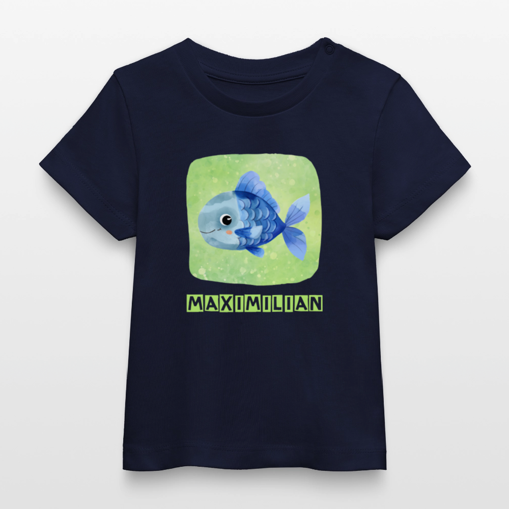Bio-T-Shirt BABY Fisch - Navy