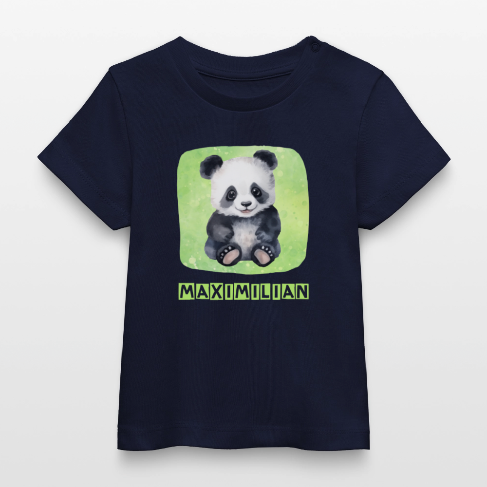Bio-T-Shirt BABY Panda - Navy
