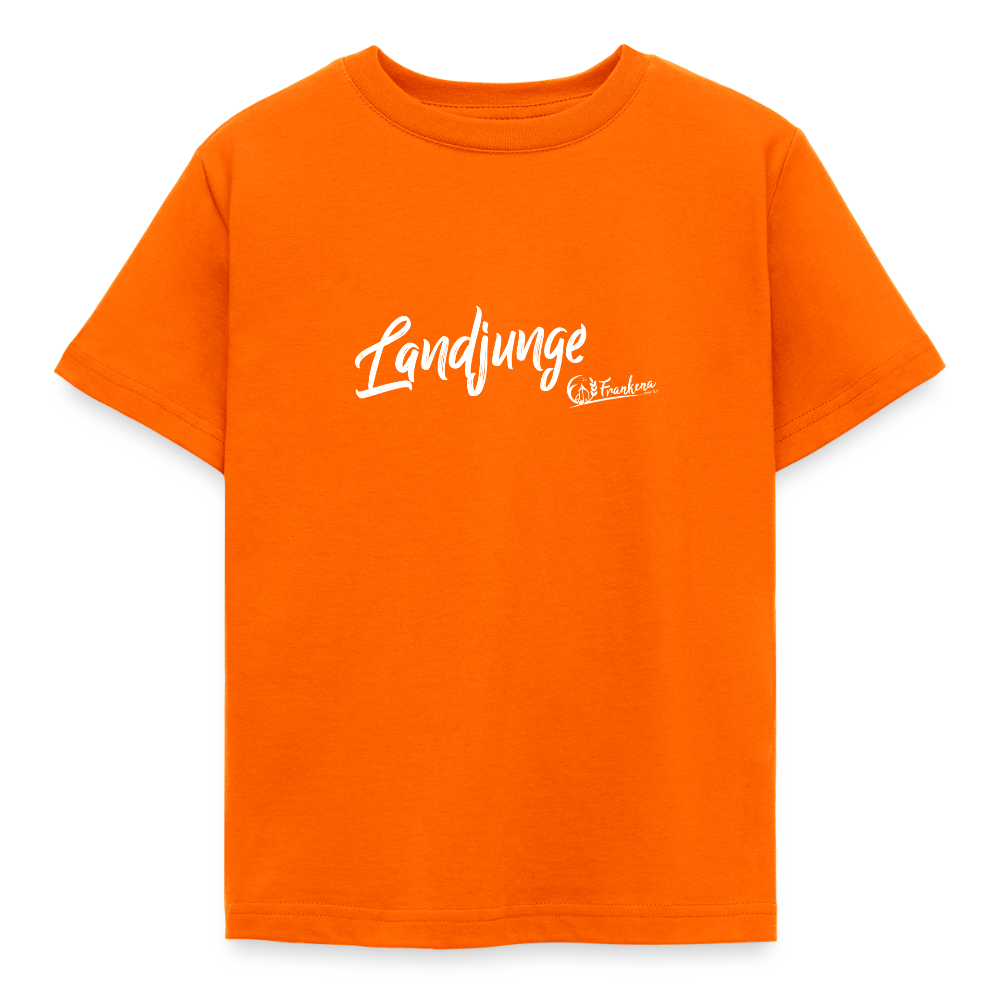 Kinder T-Shirt -Landjunge - Orange
