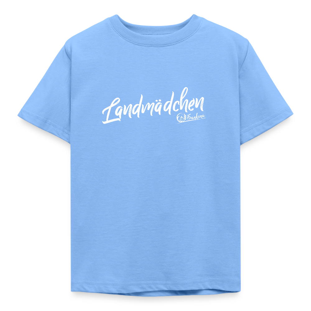Kinder T-Shirt -Landmädchen - Himmelblau