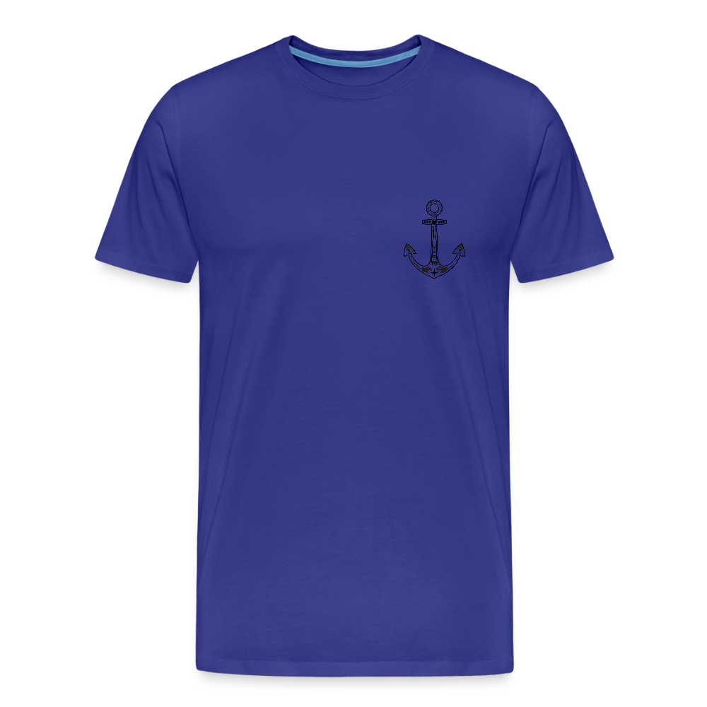 Männer Bio T-Shirt - Anker - Königsblau