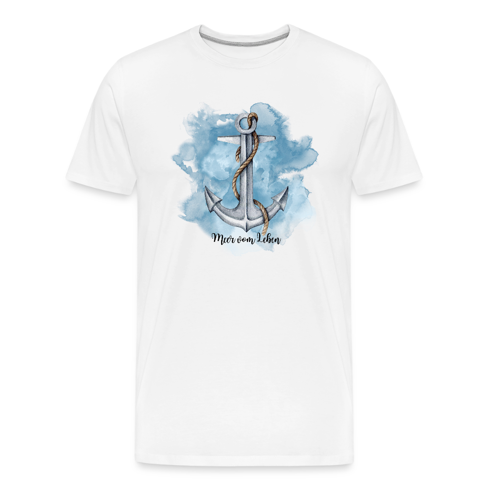 Männer Bio T-Shirt - MeerVomLeben - Weiß