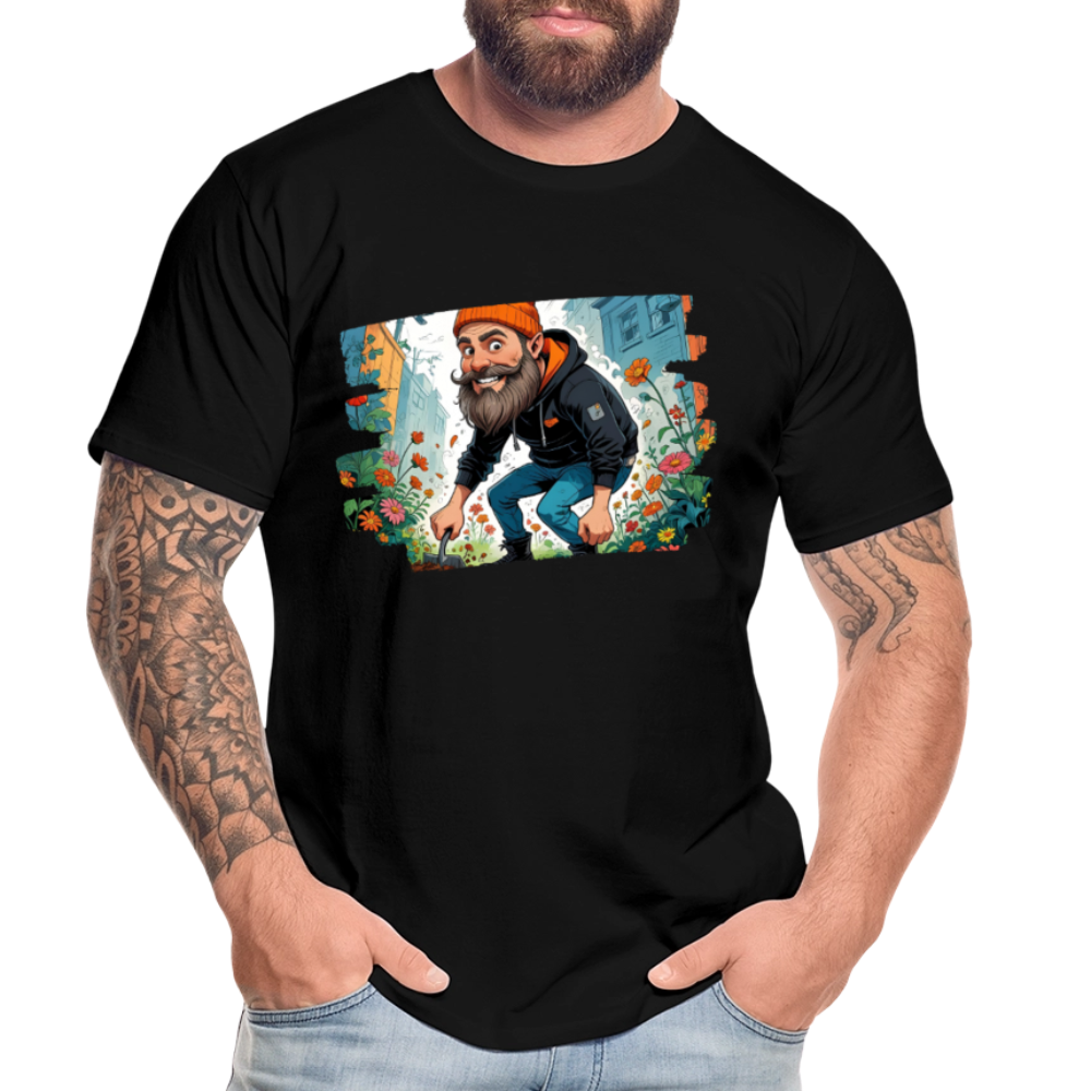 Männer Bio T-Shirt - Ali - Schwarz