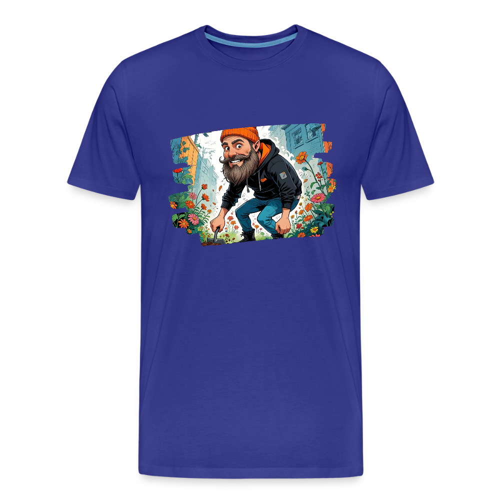 Männer Bio T-Shirt - Ali - Königsblau