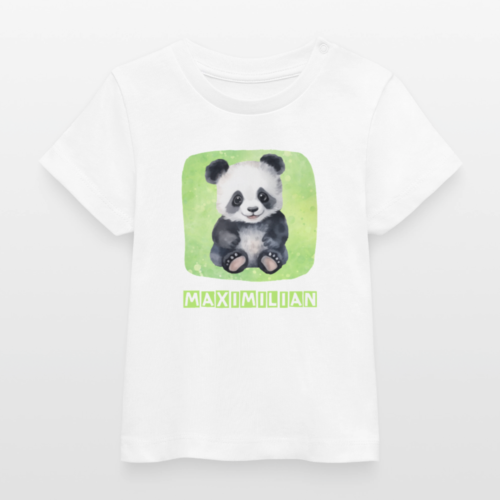 Bio-T-Shirt BABY Panda - Weiß