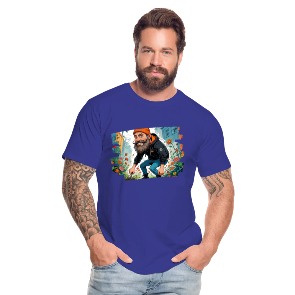 Männer Bio T-Shirt - Ali - Königsblau