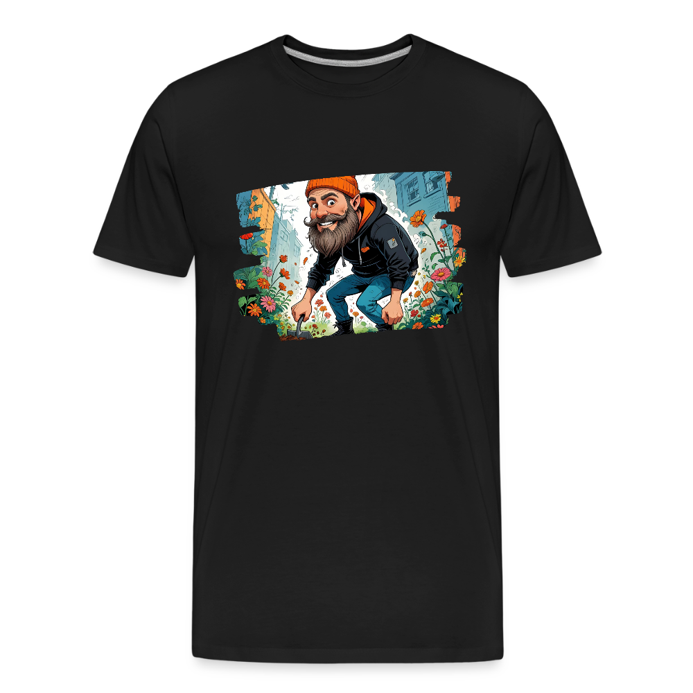 Männer Bio T-Shirt - Ali - Schwarz