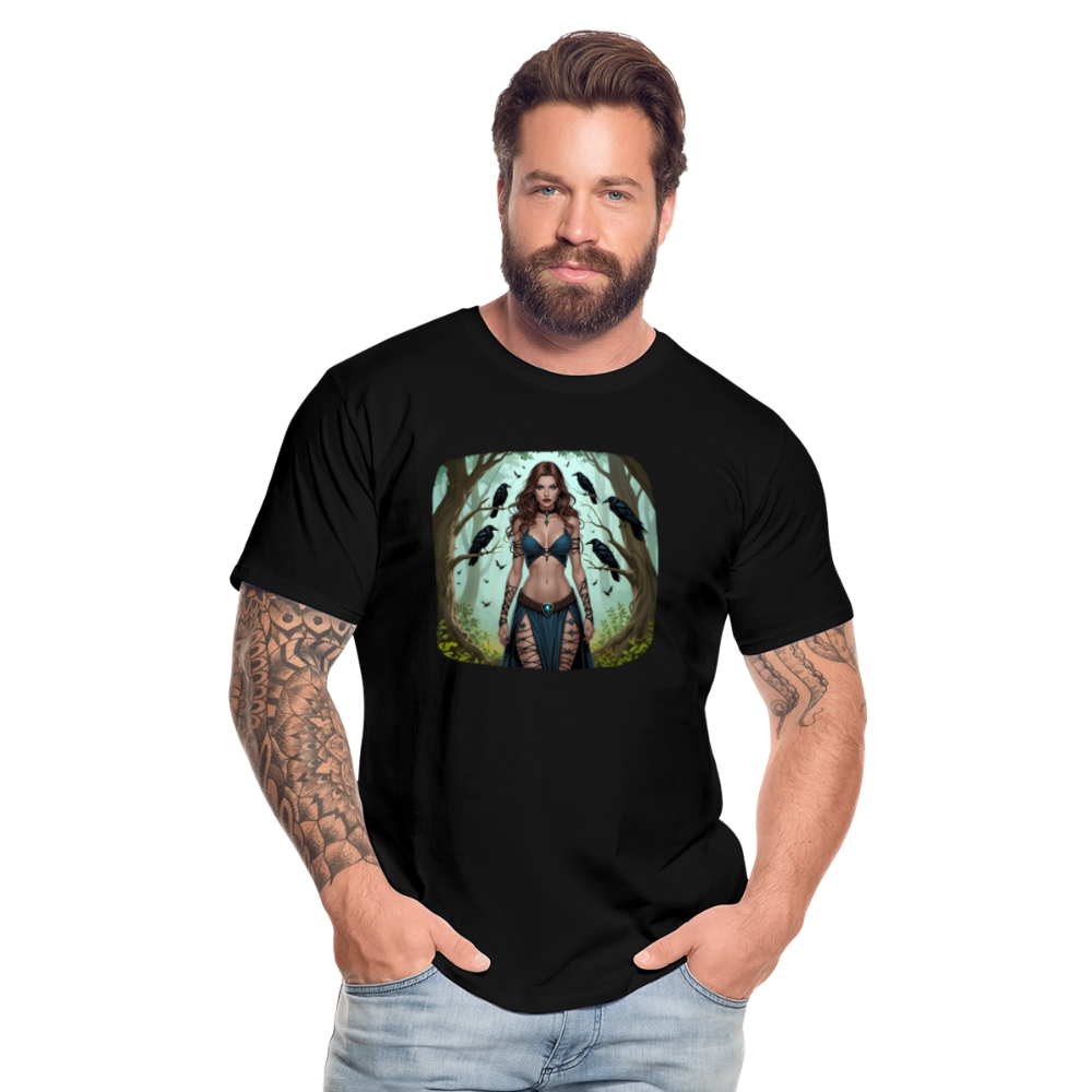 Männer Bio T-Shirt - Hexe - Schwarz