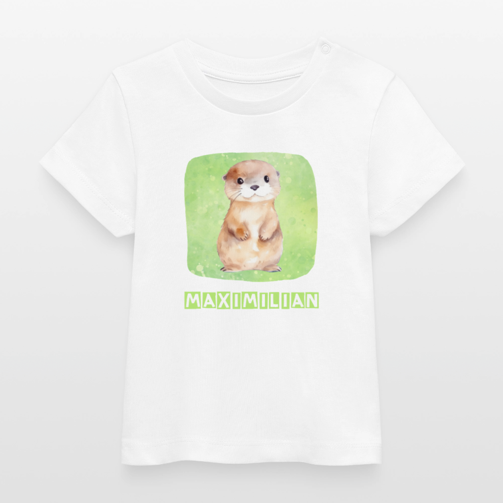 Bio-T-Shirt BABY Otter - Weiß