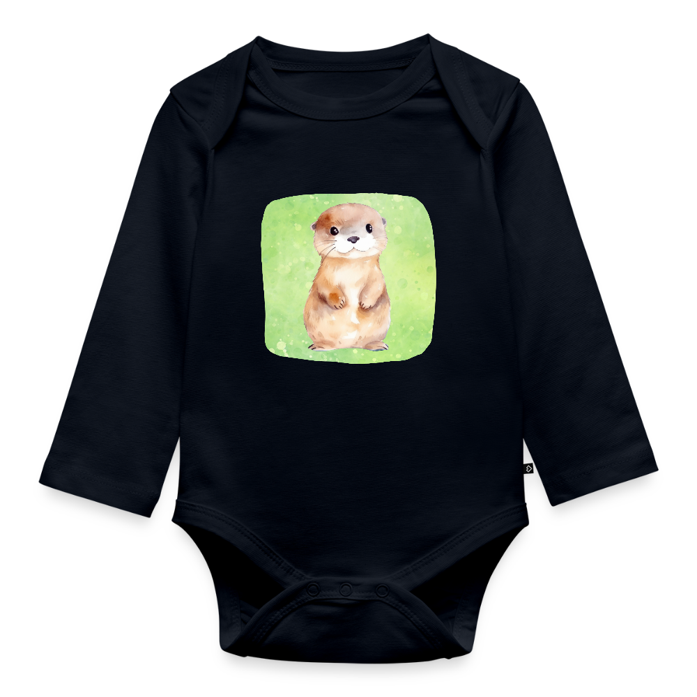 Langarmbody  - Baby Otter - Navy