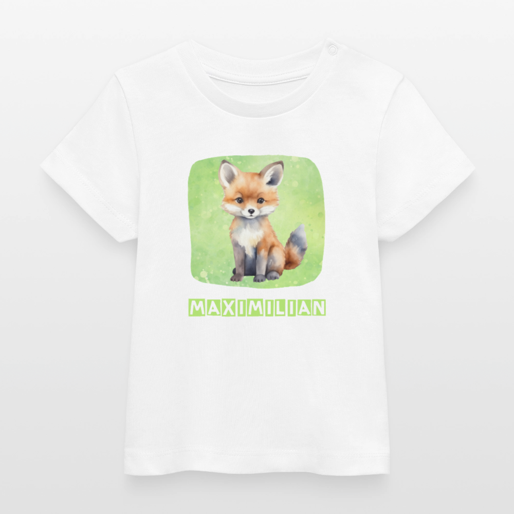 Bio-T-Shirt BABY Fuchs - Weiß