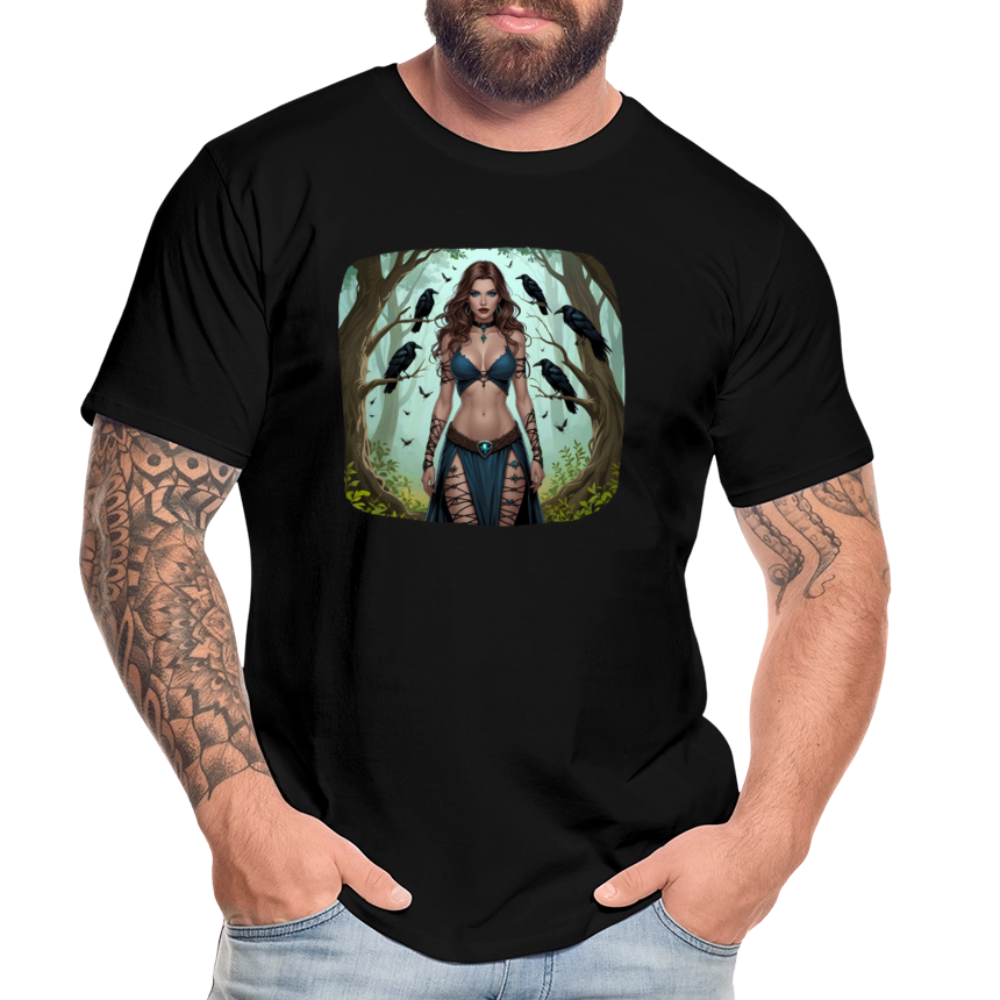 Männer Bio T-Shirt - Hexe - Schwarz