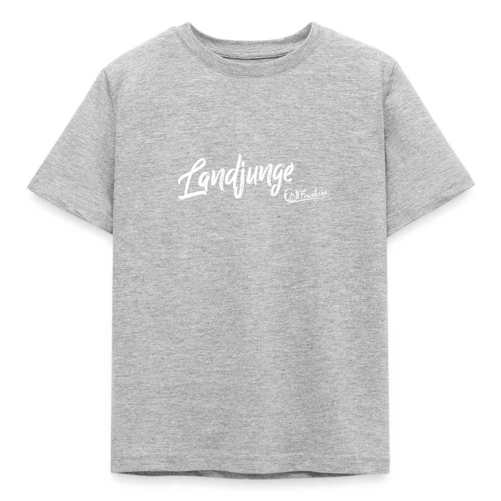 Kinder T-Shirt -Landjunge - Grau meliert
