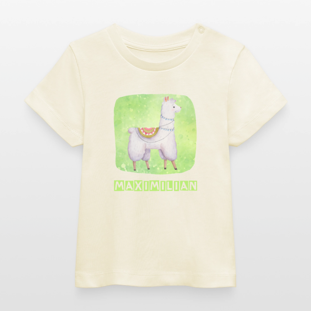 Bio-T-Shirt BABY Alpaka - Weißgrau
