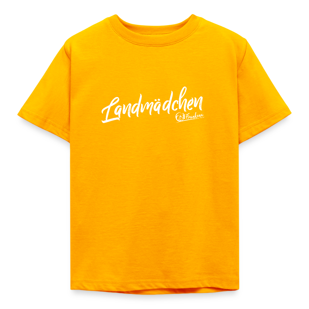 Kinder T-Shirt -Landmädchen - Gold