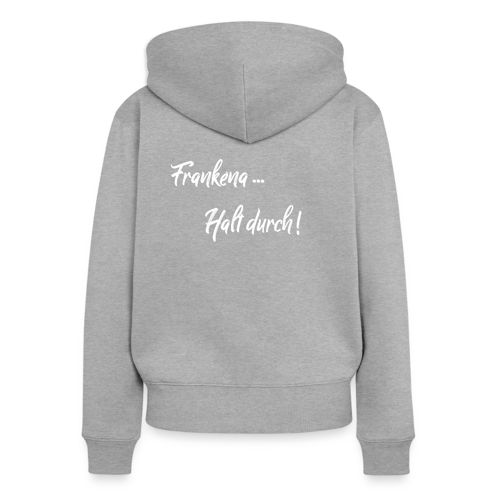 Frauen Kapuzenjacke - Frankena Halt durch! - Grau meliert